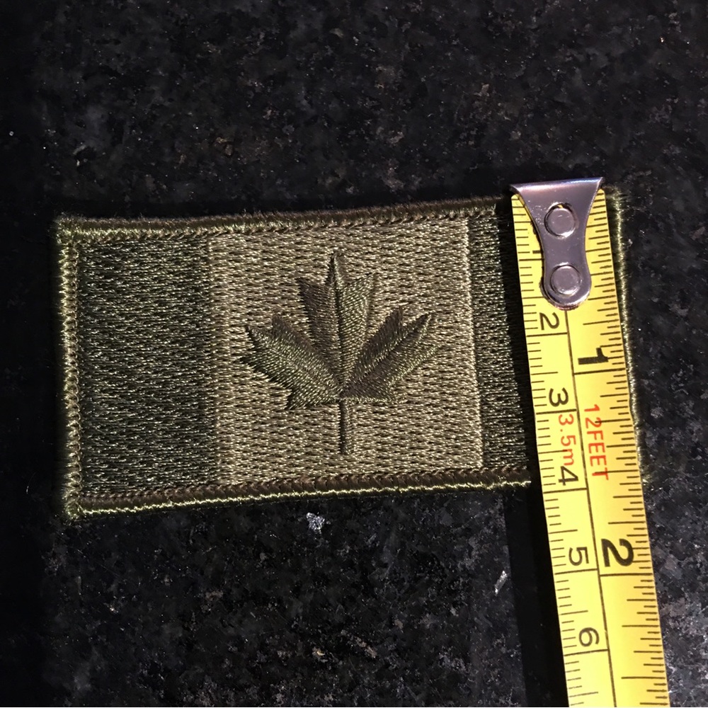 CANADA PATCH 3”x1.5” GREEN) - Picture 3 of 3